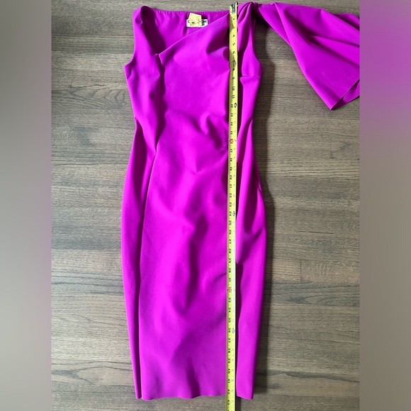 Chiara Boni La Petite Robe-Size 44 (US 8/9) Dress with Arm Cape-Fuchsia - Picture 10 of 10